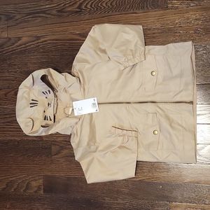New! H&M Kids Water Repellent Rain Coat 2T